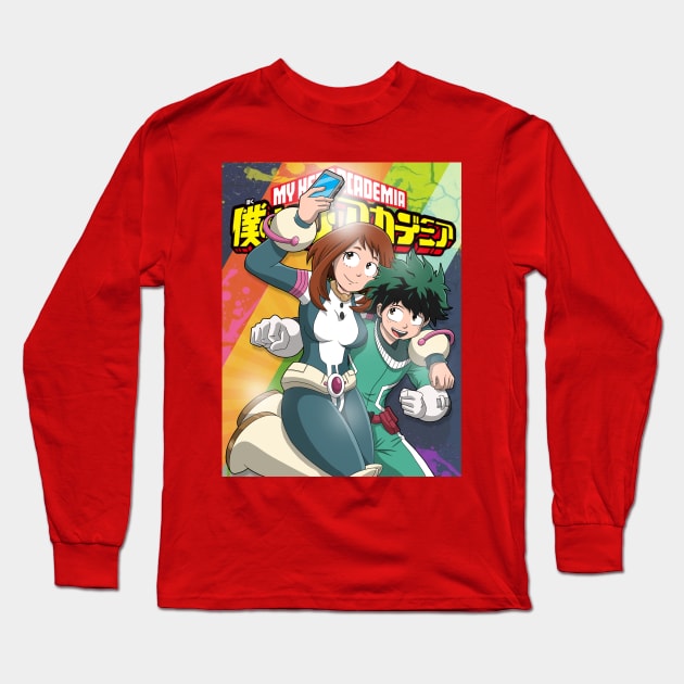 Uraraka and Deku Long Sleeve T-Shirt by Rjay21